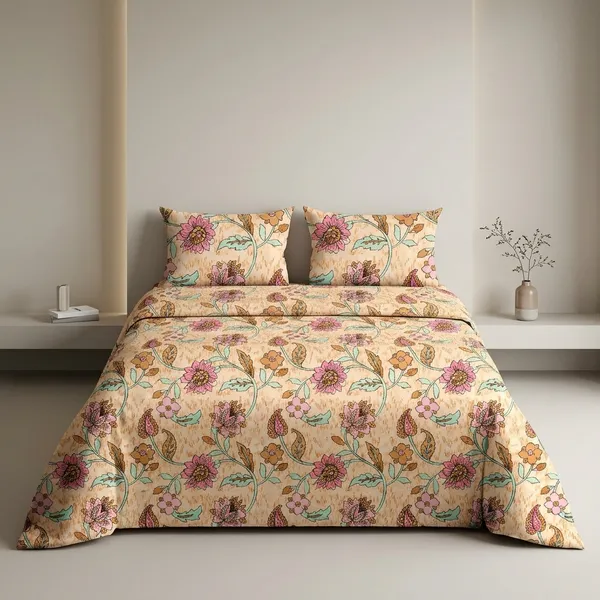 Multicolor_180_Tc_Cotton_1_Bedsheet_And_2_Pillow_Cover