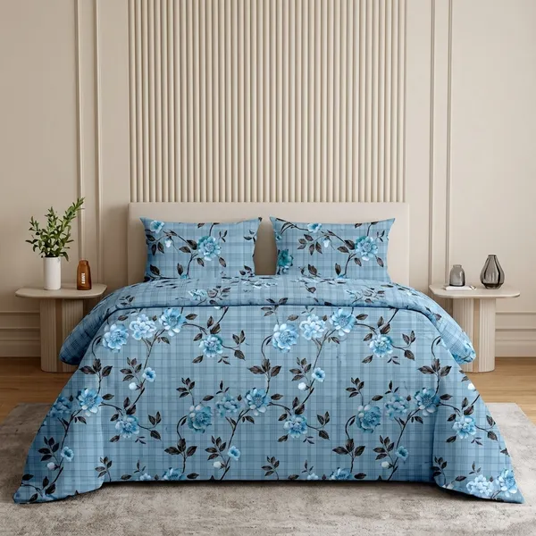 Blue_180_Tc_Cotton_1_Bedsheet_And_2_Pillow_Cover