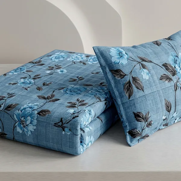 Blue_180_Tc_Cotton_1_Bedsheet_And_2_Pillow_Cover