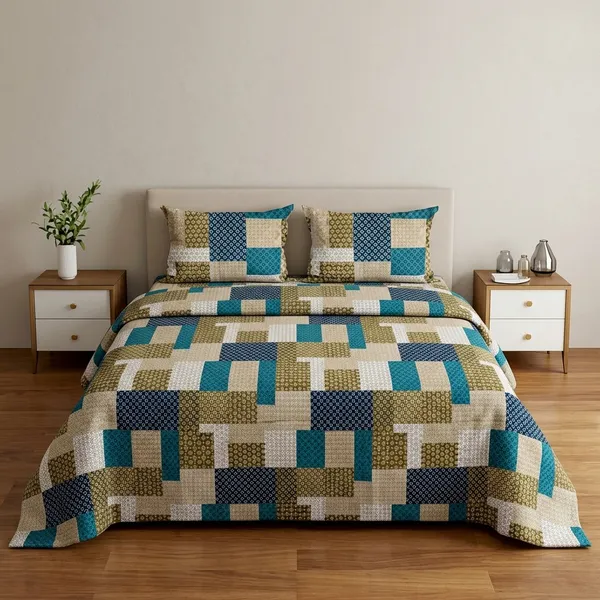 Multicolor_180_Tc_Cotton_1_Bedsheet_And_2_Pillow_Cover