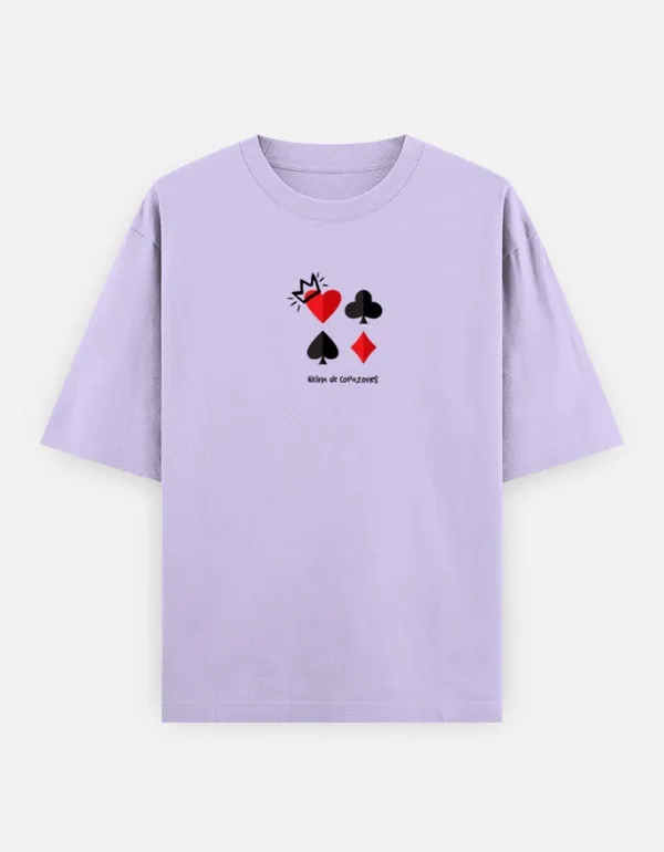 Lavender_Cotton_Oversized_Queen_Card_Graphic_T_Shirt_For_Men