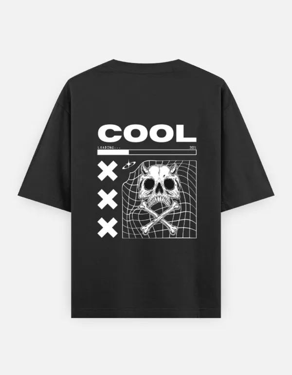 Black_Cotton_Oversized_Cyberpunk_Skull_Graphic_T_Shirt_For_Men