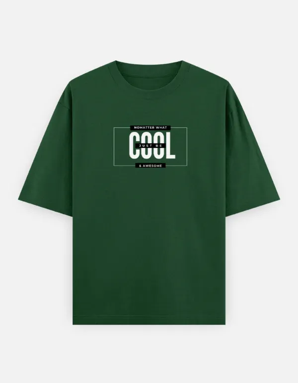 Bottle_Green_Cotton_Oversized_Cyberpunk_Skull_Graphic_T_Shirt_For_Men
