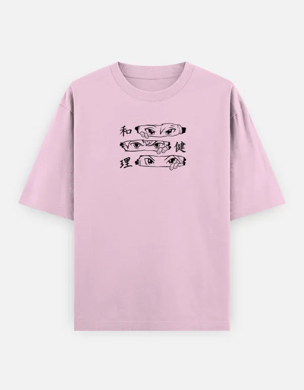 Light_Pink_Cotton_Oversized_Manga_Character_Graphic_T_Shirt_For_Men