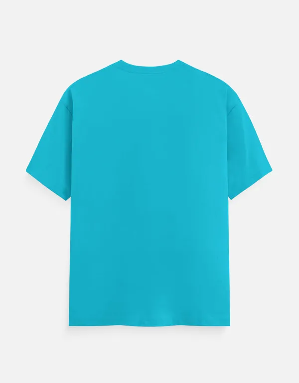 Sky_Blue_Cotton_Regular_Fit_Samurai_Skull_Graphic_T_Shirt_For_Men