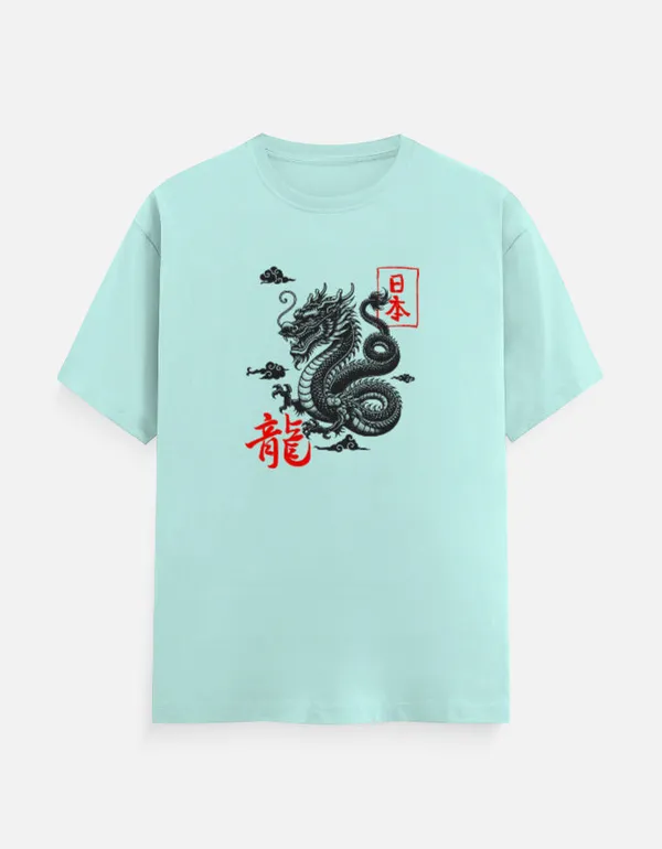Mint_Cotton_Regular_Fit_Japanese_Dragon_Graphic_T_Shirt_For_Men