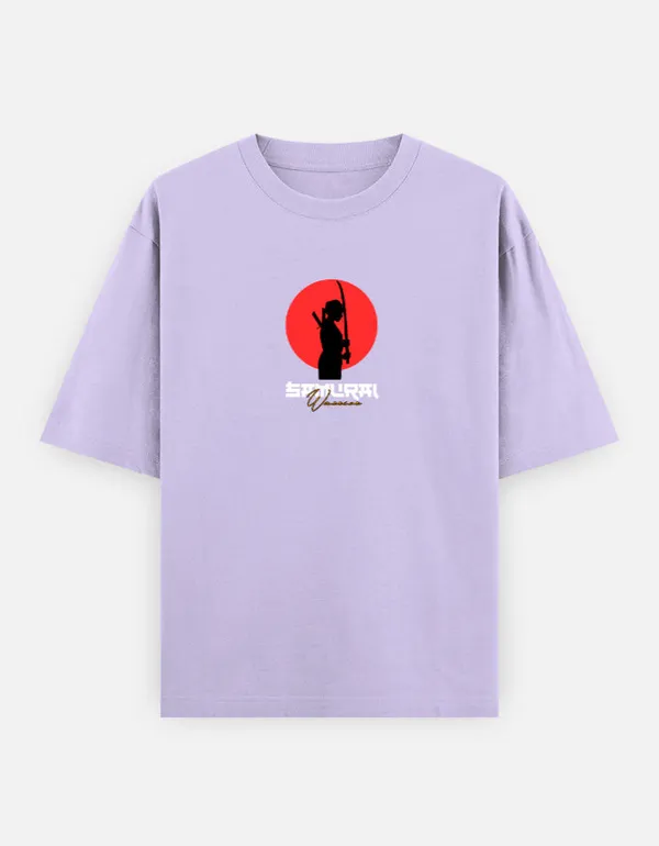 Lavender_Cotton_Oversized_Samurai_Graphic_T_Shirt_For_Men