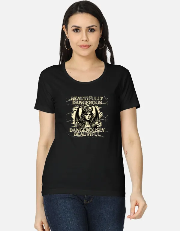 Black_Cotton_Regular_Fit_Graphic_T_Shirt_For_Women