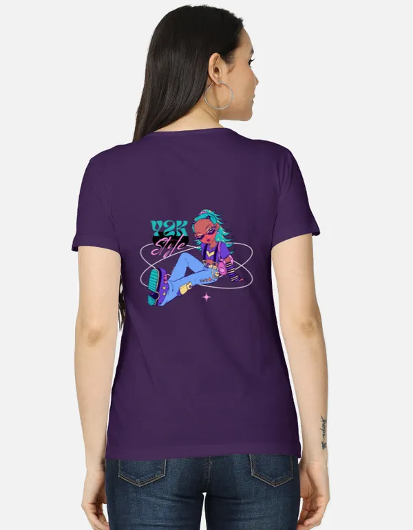 Purple_Cotton_Regular_Fit_Y2K_Anime_Graphic_T_Shirt_For_Women