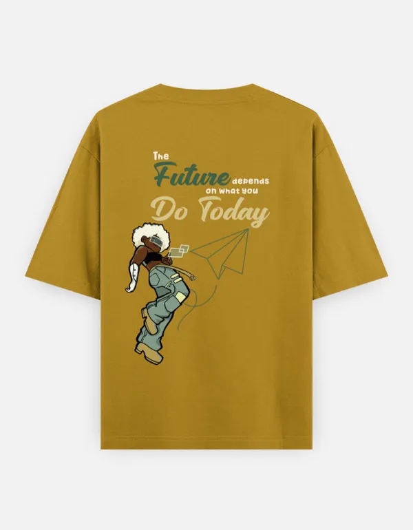 Mustard_Yellow_Cotton_Oversized_Anime_Graphic_T_Shirt_For_Women