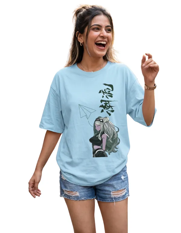 Baby_Blue_Cotton_Oversized_Anime_Graphic_T_Shirt_For_Women