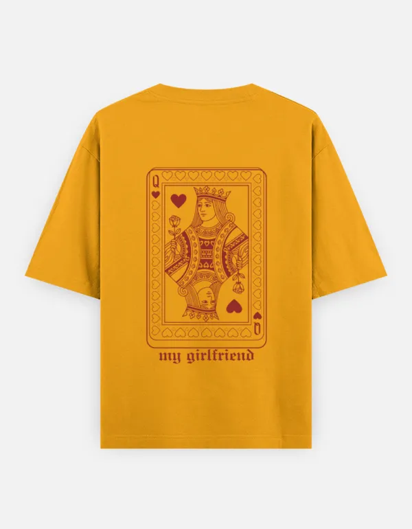 Golden_Yellow_Cotton_Oversized_Queen_Card_Graphic_T_Shirt_For_Men