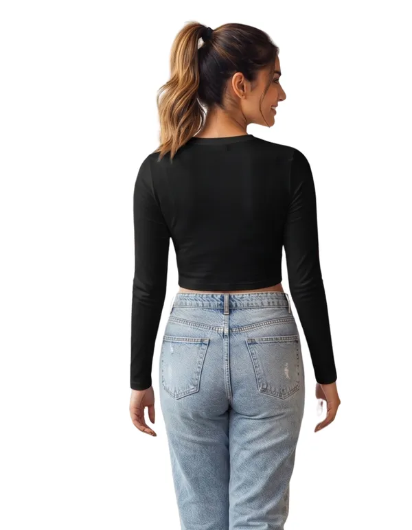 Women's_Split_Red_&_White_Web_Graphic_Full_Sleeve_Crop_Top_|_Spider_Streetwear_Series