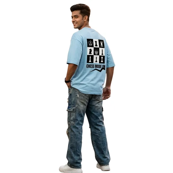 Baby_Blue_Cotton_Oversized_Chess_Graphic_T_Shirt_For_Men