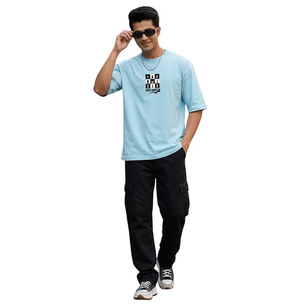 Baby_Blue_Cotton_Oversized_Chess_Graphic_T_Shirt_For_Men
