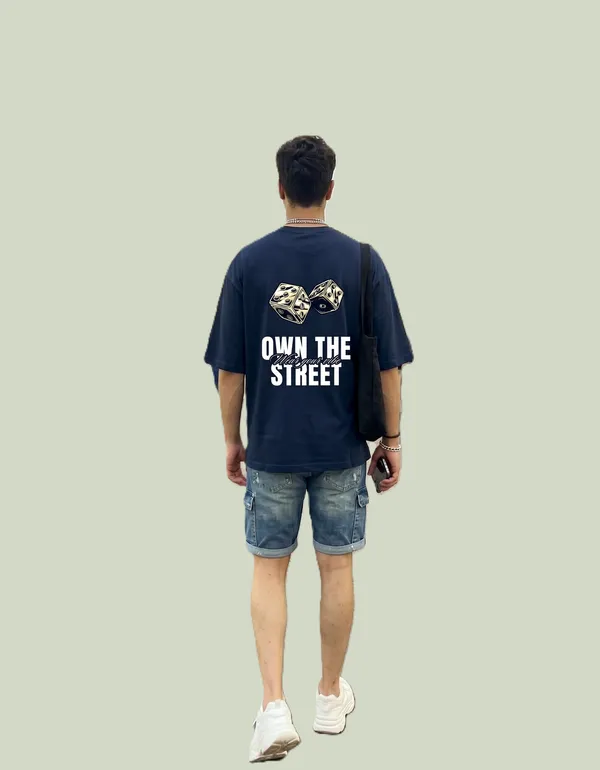 Navy_Blue_Cotton_Oversized_Stay_Raw_Graphic_T_Shirt_For_Men