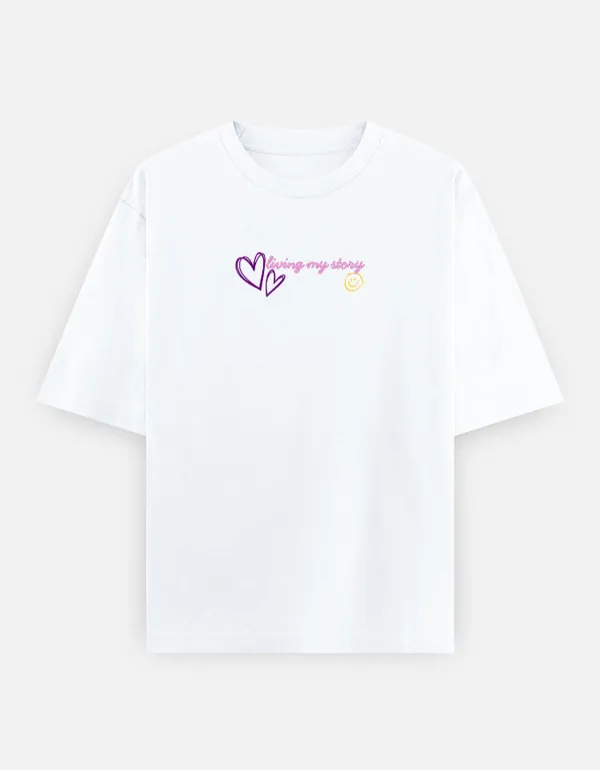 White_Cotton_Oversized_Anime_Graphic_T_Shirt_For_Women