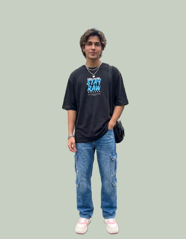 Black_Cotton_Oversized_Stay_Raw_Graphic_T_Shirt_For_Men