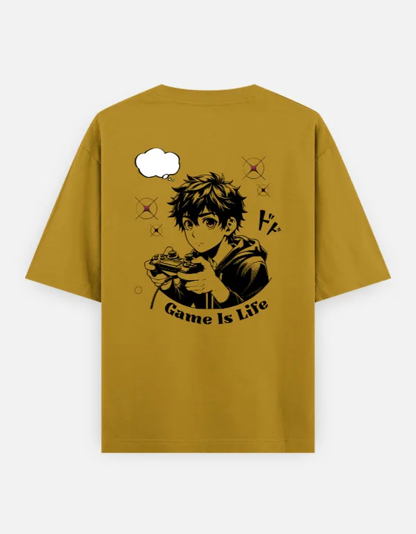Mustard_Yellow_Cotton_Oversized_Manga_Character_Graphic_T_Shirt_For_Men