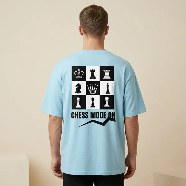 Baby_Blue_Cotton_Oversized_Chess_Graphic_T_Shirt_For_Men