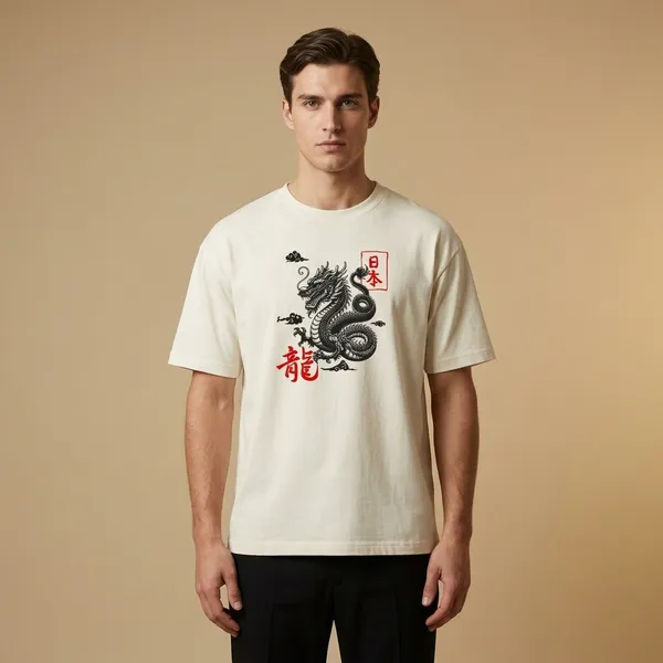 Off_White_Cotton_Regular_Fit_Japanese_Dragon_Graphic_T_Shirt_For_Men