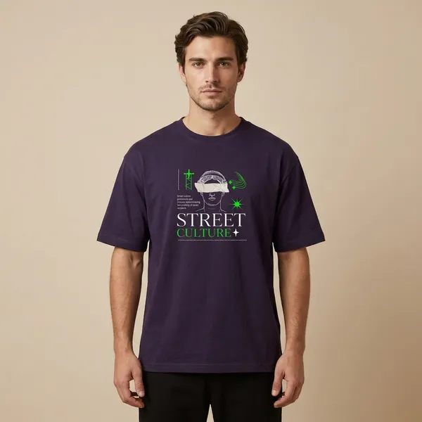 Purple_Cotton_Regular_Fit_Street_Culture_Graphic_T_Shirt_For_Men