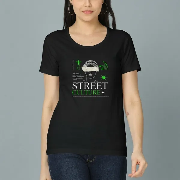 Black_Cotton_Regular_Fit_Street_Culture_Graphic_T_Shirt_For_Women