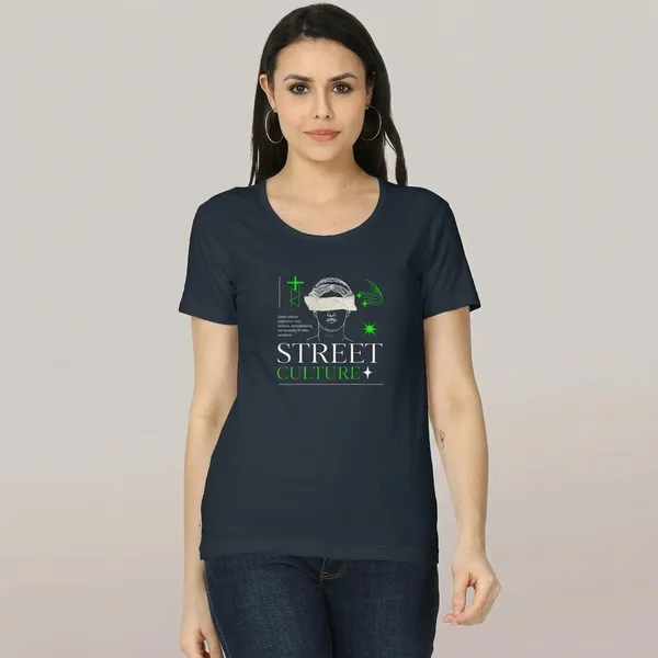 Navy_Blue_Cotton_Regular_Fit_Street_Culture_Graphic_T_Shirt_For_Women