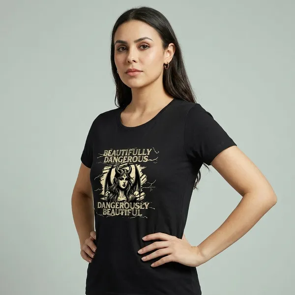 Black_Cotton_Regular_Fit_Graphic_T_Shirt_For_Women