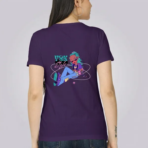 Purple_Cotton_Regular_Fit_Y2K_Anime_Graphic_T_Shirt_For_Women