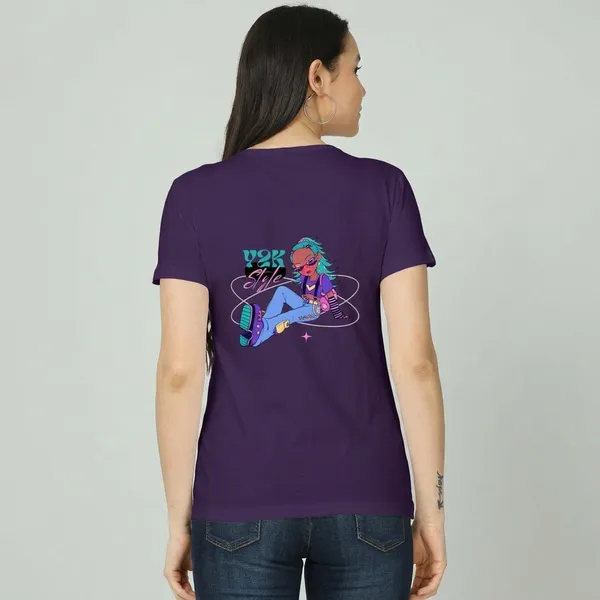 Purple_Cotton_Regular_Fit_Y2K_Anime_Graphic_T_Shirt_For_Women