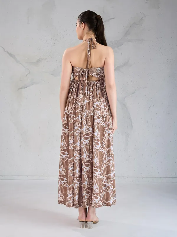 Women_Polyester_Fit_Flare_Midi_Dress