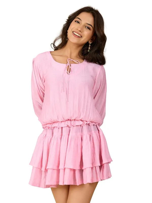 Women_Naylon_Viscose_A_Line_Midi_Dress