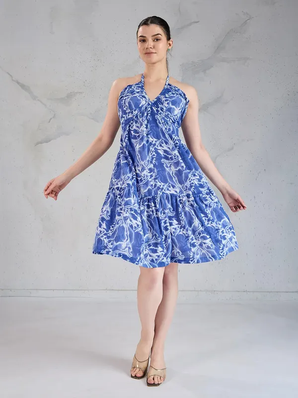 Women_Polyester_Fit_Flare_Midi_Dress