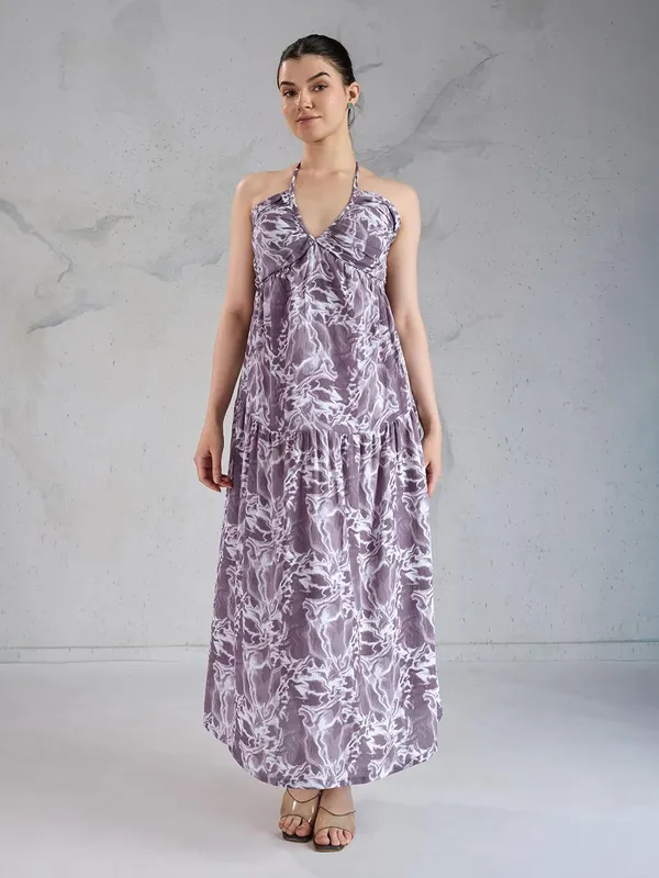 Women_Polyester_Fit_Flare_Midi_Dress