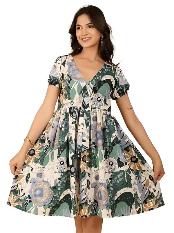 Women_Polyester_A_Line_Midi_Dress