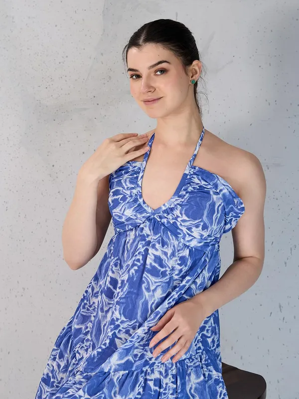 Women_Polyester_Fit_Flare_Midi_Dress