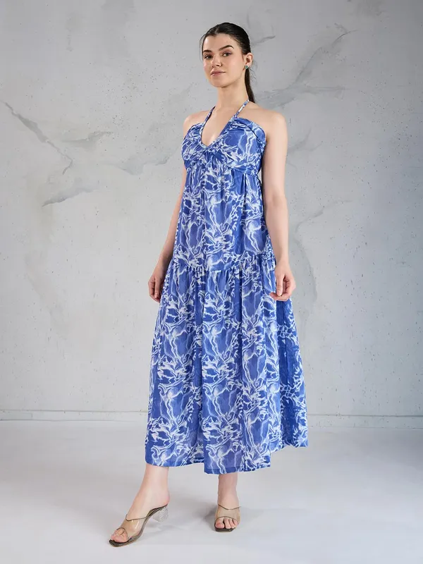 Women_Polyester_Fit_Flare_Midi_Dress