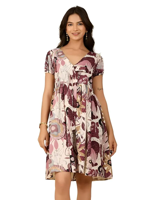 Women_Polyester_A_Line_Midi_Dress