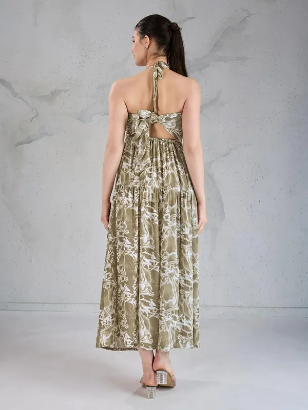 Women_Polyester_Fit_Flare_Midi_Dress