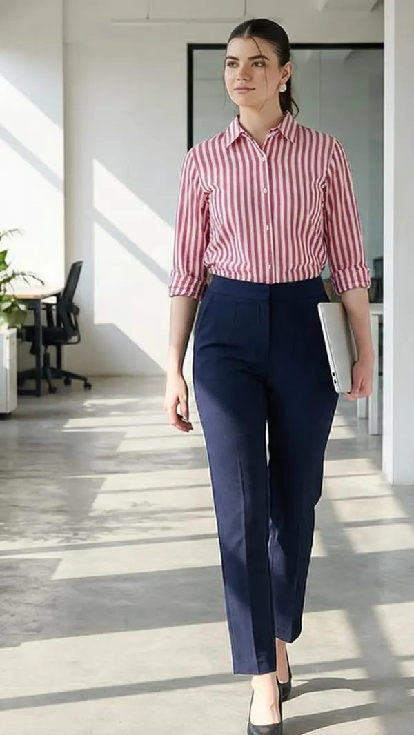 Womens_Cotton_Striped_Button_Down_Shirt