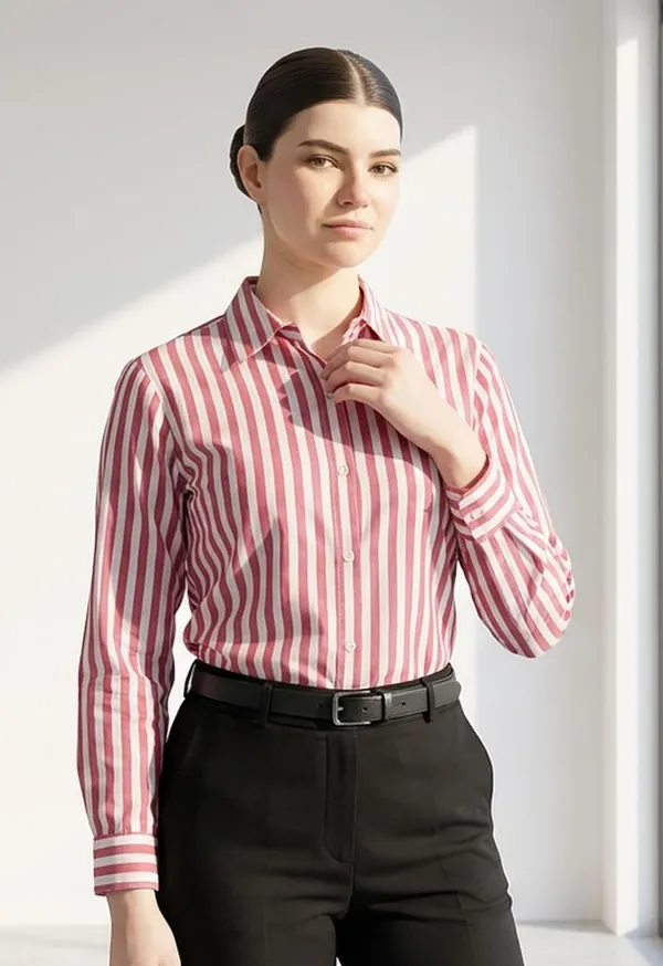 Womens_Cotton_Striped_Button_Down_Shirt