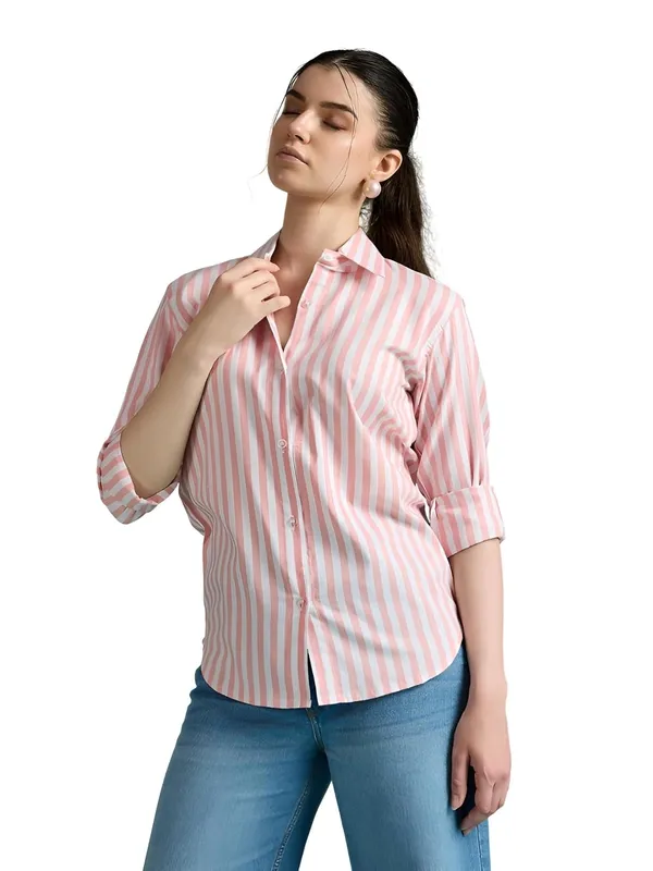 Womens_Cotton_Striped_Shirt