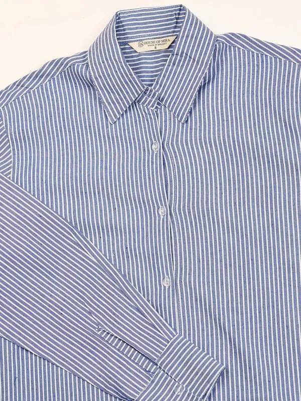 Womens_Cotton_Striped_Button_Down_Shirt