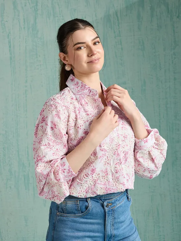 Womens_Polyester_Button_Down_Shirt