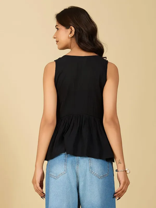 Womens_Embroidered_Cotton_V_Neck_Peplum_Top