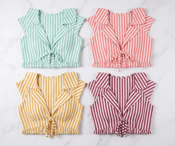 Womens_Cotton_Striped_Sleeveless_Top