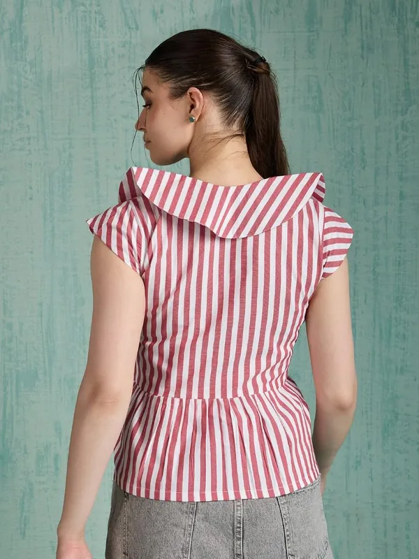 Womens_Cotton_Striped_Sleeveless_Top