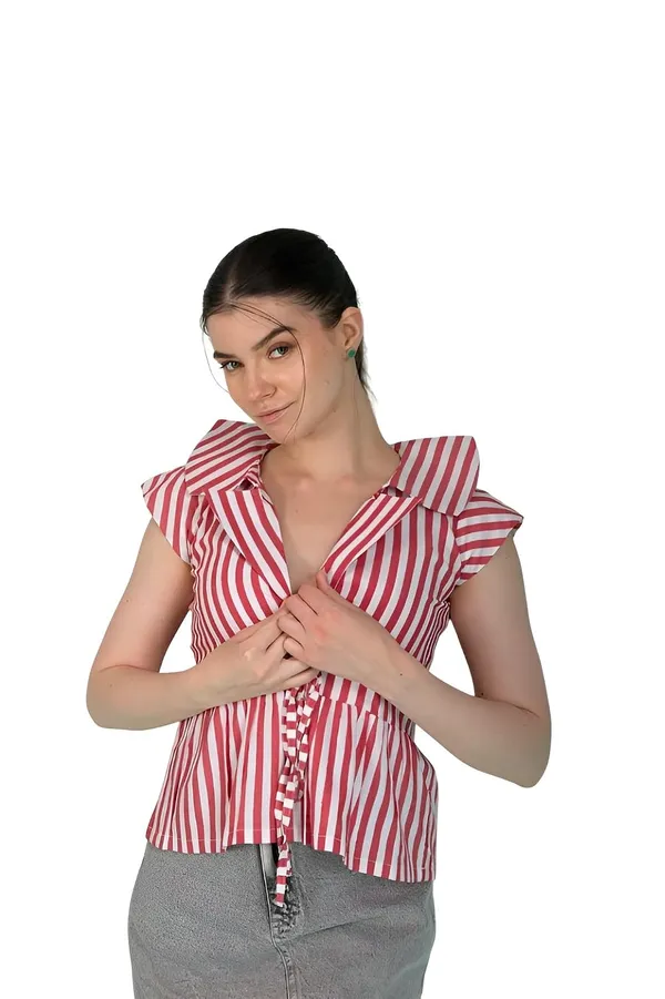 Womens_Cotton_Striped_Sleeveless_Top