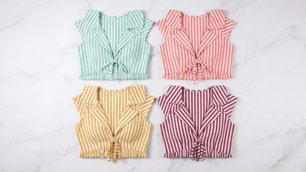 Womens_Cotton_Striped_Sleeveless_Top